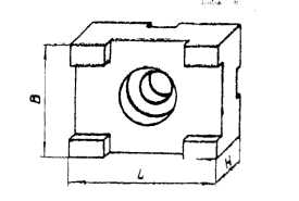 Опоры угловые 60×60 мм