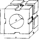 Проставки квадратные 60×60 мм